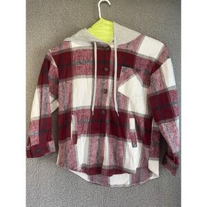 SuhkasanaMens Hoodie  Plaid Medium